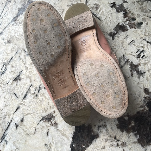 JOHNSTON & MURPHY Giada Blush Leather Mules 8 - Picture 9 of 13